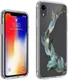 Apple iPhone XR Transparante Print Back Cover Hoesje Watercolor Flower afbeelding 1