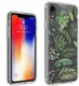 Apple iPhone XR Transparante Print Back Cover Hoesje Botanic afbeelding 1