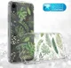 Apple iPhone XR Transparante Print Back Cover Hoesje Botanic afbeelding 8
