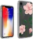 Apple iPhone XR Transparante Print Back Cover Hoesje Floral afbeelding 1