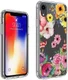 Apple iPhone XR Transparante Print Back Cover Hoesje Bloemen afbeelding 1