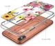 Apple iPhone XR Transparante Print Back Cover Hoesje Bloemen afbeelding 4