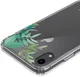 Apple iPhone XR Transparante Print Back Cover Hoesje Leafs afbeelding 6