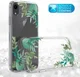Apple iPhone XR Transparante Print Back Cover Hoesje Leafs afbeelding 8