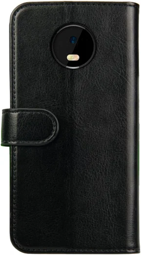 Rosso Element Motorola Moto E5 Play Hoesje Book Cover Zwart afbeelding 2