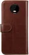 Rosso Element Motorola Moto E5 Play Hoesje Book Cover Bruin afbeelding 5