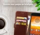 Rosso Element Motorola Moto E5 Play Hoesje Book Cover Bruin afbeelding 9