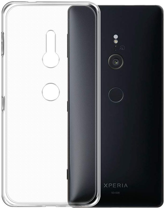 Sony Xperia XZ3 Hoesje Dun TPU Transparant afbeelding 1
