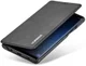 Samsung Galaxy Note 9 Retro Bookcase Hoesje met Kaarthouder Zwart afbeelding 1