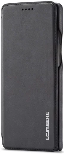 Samsung Galaxy Note 9 Retro Bookcase Hoesje met Kaarthouder Zwart afbeelding 4