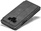 Samsung Galaxy Note 9 Retro Bookcase Hoesje met Kaarthouder Zwart afbeelding 8