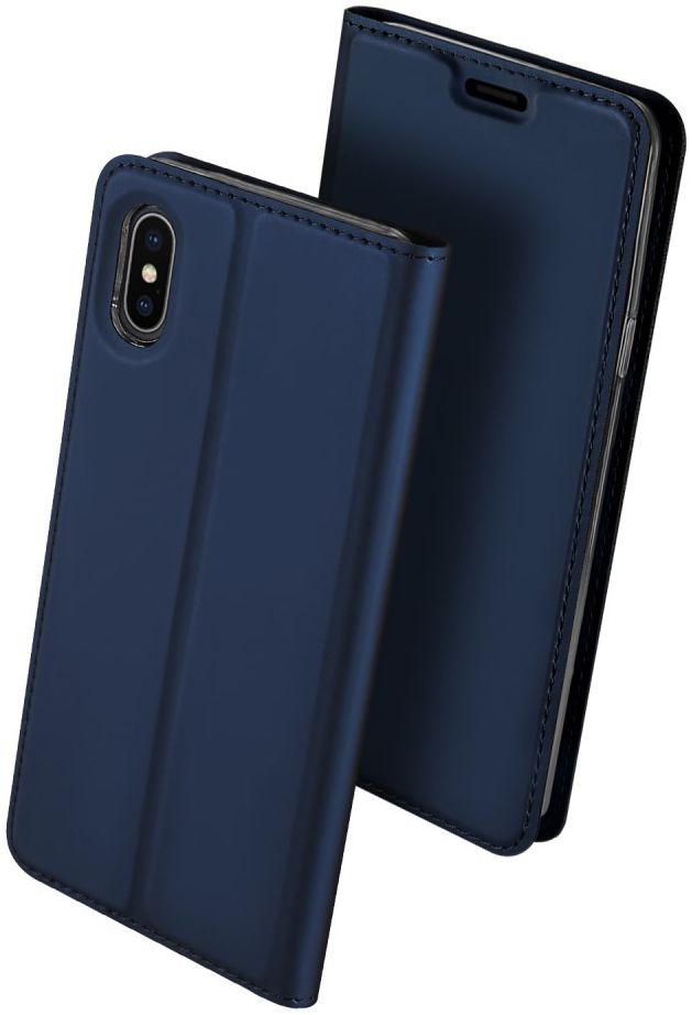 Dux Ducis Apple iPhone XS Max Premium Bookcase Hoesje Blauw afbeelding 6