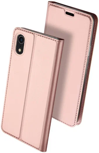 Dux Ducis Apple iPhone XR Premium Bookcase Hoesje Roze Goud afbeelding 6