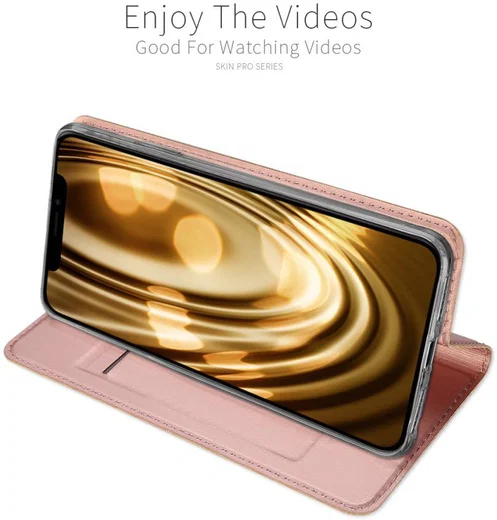 Dux Ducis Apple iPhone XR Premium Bookcase Hoesje Roze Goud afbeelding 9