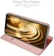 Dux Ducis Apple iPhone XR Premium Bookcase Hoesje Roze Goud afbeelding 9