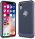 Apple iPhone XR Geborsteld Hybride Hoesje Blauw afbeelding 1