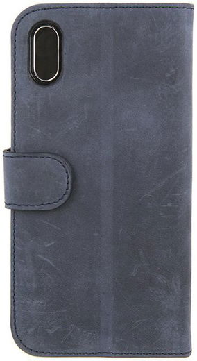 Valenta Classic Luxe Apple iPhone XS Max Booklet Hoesje Vintage Blauw afbeelding 2