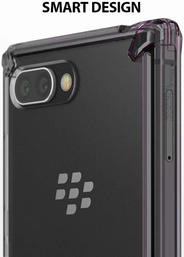 Ringke Fusion Hoesje BlackBerry Key2 Transparant Zwart afbeelding 7