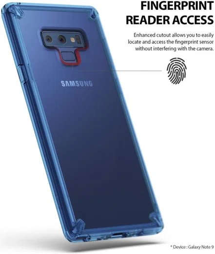 Ringke Fusion Samsung Galaxy Note 9 Aqua Blue afbeelding 5