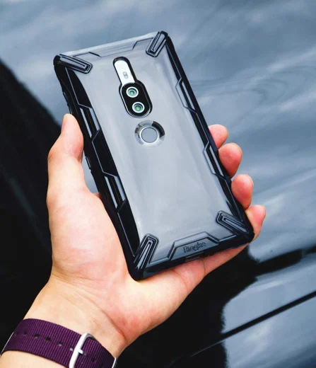 Ringke Air X Sony Xperia XZ2 Premium Hoesje Smoke Black afbeelding 6