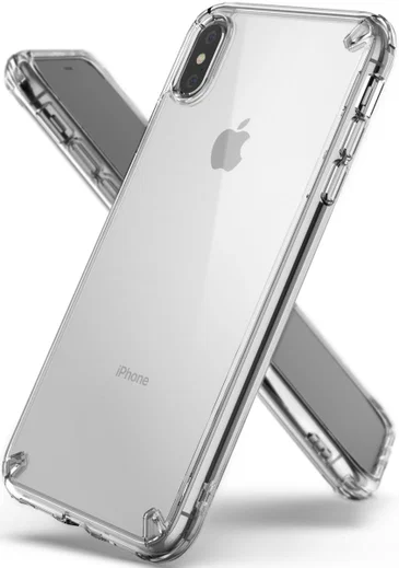 Ringke Fusion Kit Apple iPhone XS Max Transparant Hoesje Transparant afbeelding 1