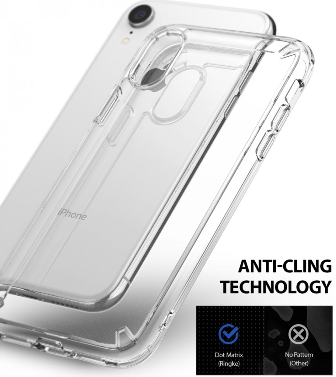 Ringke Fusion Kit Apple iPhone XR Transparant Hoesje Transparant afbeelding 4