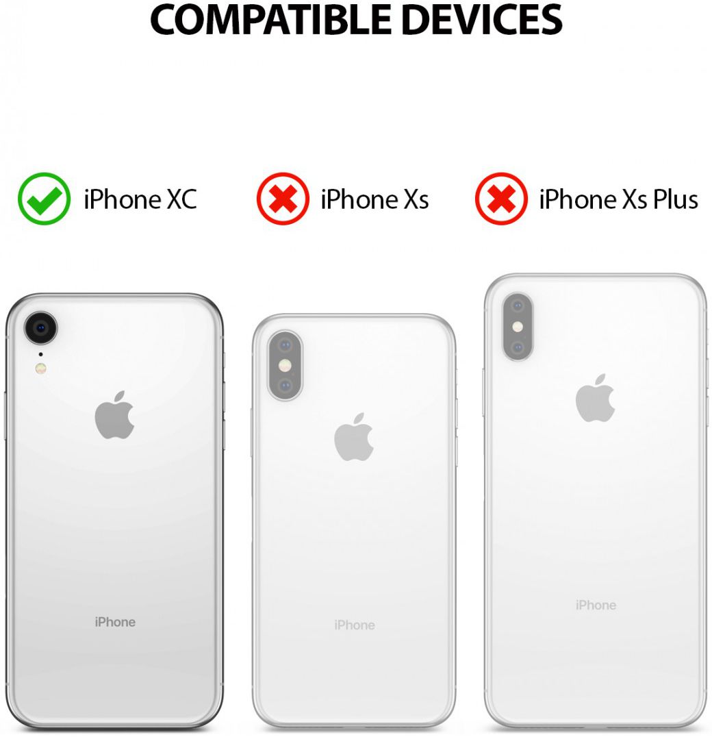 Ringke Fusion Kit Apple iPhone XR Transparant Hoesje Transparant afbeelding 9