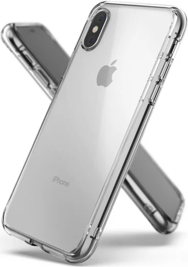 Ringke Fusion Apple iPhone XS Hoesje Transparant afbeelding 1