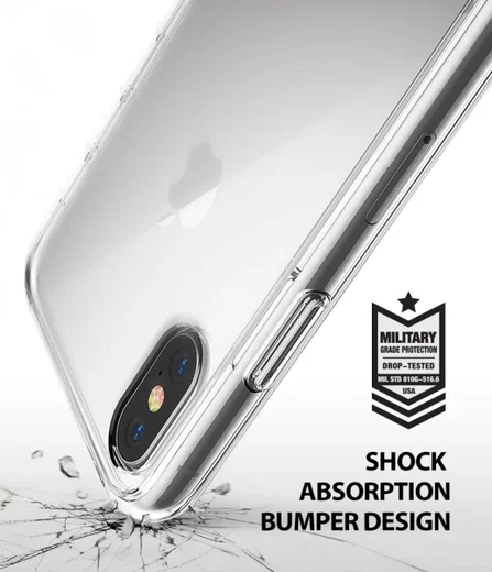 Ringke Fusion Apple iPhone XS Hoesje Transparant afbeelding 2