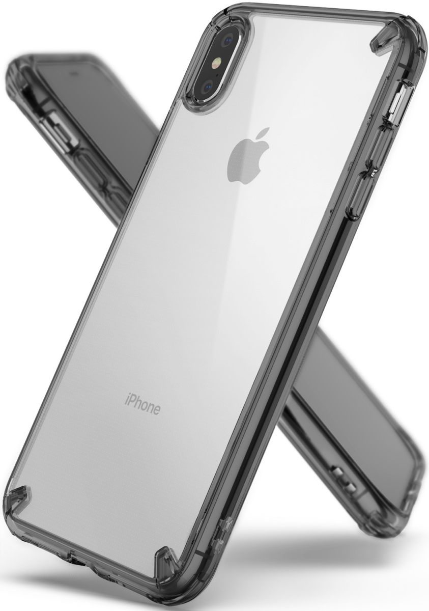 Ringke Fusion Apple iPhone XS Max Smoke Black afbeelding 1