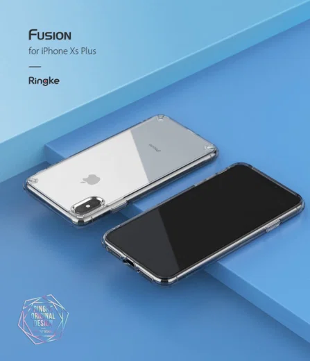 Ringke Fusion Apple iPhone XS Max Smoke Black afbeelding 4