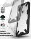 Ringke Fusion X Apple iPhone XS Max Hoesje Doorzichtig Zwart afbeelding 2