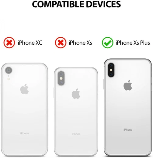 Ringke Fusion X Apple iPhone XS Max Hoesje Doorzichtig Zwart afbeelding 9