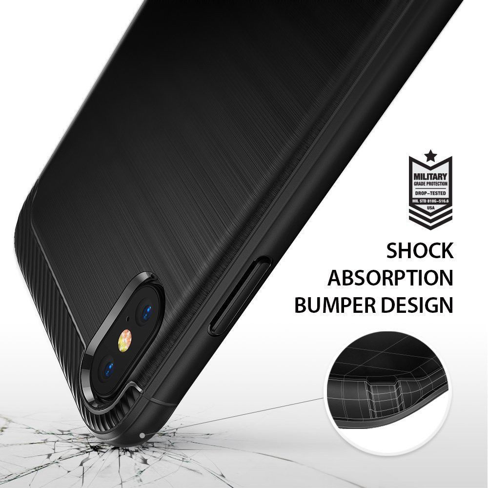 Ringke Onyx Apple iPhone XS Hoesje Black afbeelding 2