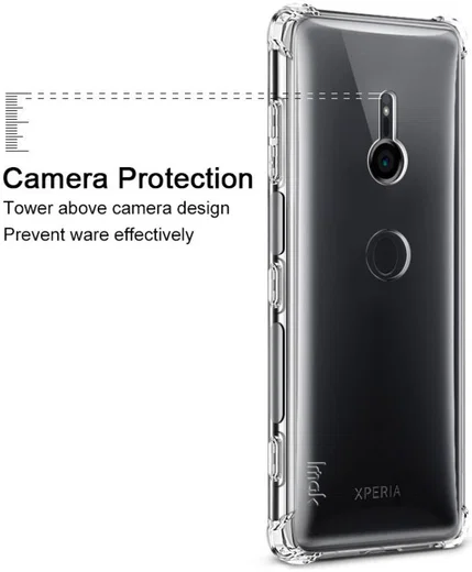 Sony Xperia XZ3 TPU Hoesje Transparant afbeelding 5