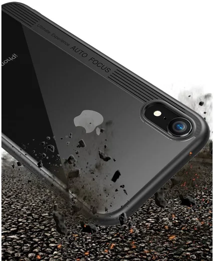 Apple iPhone XR Hoesje Armor Backcover Zwart afbeelding 8