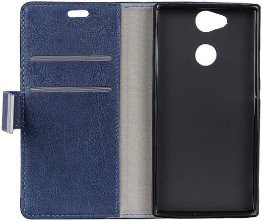 Sony Xperia XA2 Plus Portemonnee Hoesje Blauw afbeelding 2
