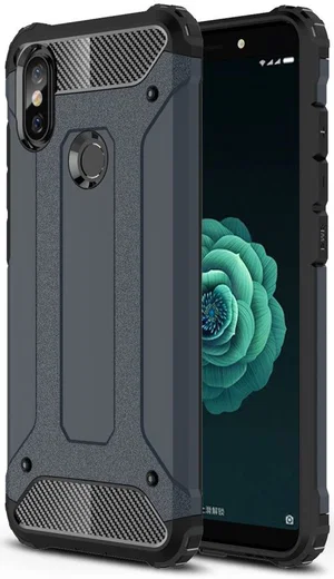 Xiaomi Mi A2 Hybride Hoesje Blauw afbeelding 1