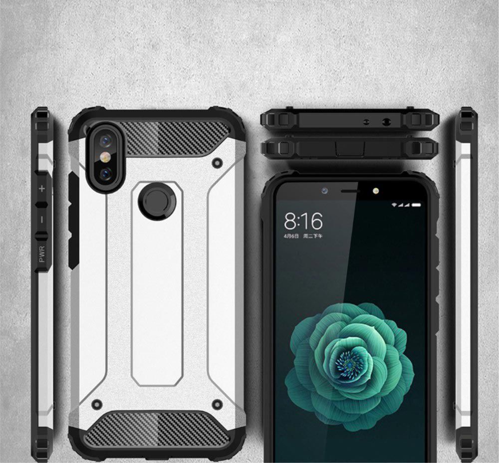 Xiaomi Mi A2 Hybride Hoesje Blauw afbeelding 4