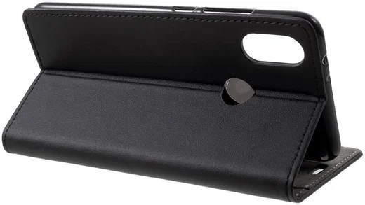 Xiaomi Mi A2 Portemonnee Hoesje met Standaard Zwart afbeelding 3