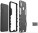 Huawei P Smart+ Hybride Stand Hoesje Zwart afbeelding 2