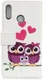 Huawei P Smart Plus Portemonnee Hoesje me Uilen Print afbeelding 9