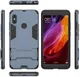 Xiaomi Redmi Note 5 Hybride Hoesje met Standaard Blauw afbeelding 3