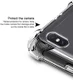 IMAK Xiaomi Redmi Note 5 Hoesje TPU met Screenprotector Transparant afbeelding 5