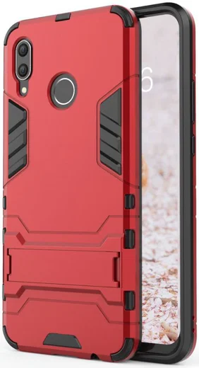 Huawei Nova 3 Hybride Stand Hoesje Rood afbeelding 1