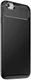 Apple iPhone 6(S) Siliconen Carbon Hoesje Zwart afbeelding 2