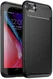 Apple iPhone 7 / 8 Siliconen Carbon Hoesje Zwart afbeelding 1