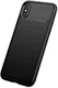 Apple iPhone XS / X Siliconen Carbon Hoesje Zwart afbeelding 7