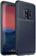 Samsung Galaxy S9 Siliconen Carbon Hoesje Blauw afbeelding 1
