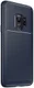 Samsung Galaxy S9 Siliconen Carbon Hoesje Blauw afbeelding 2